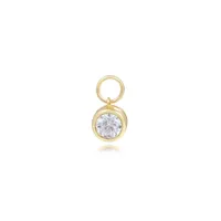 1 Piece Sterling Silver Zircon Geometric Pendant Chain sku image 3