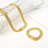 Basic Classic Style Cool Style Printing Geometric Rhinestones Alloy Wholesale Bracelets Necklace main image 4