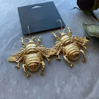 1 Pair Retro Bee Alloy Drop Earrings main image 5