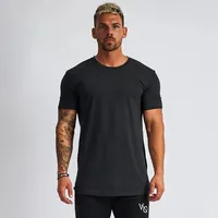 Men's Solid Color Simple Style Round Neck Short Sleeve Slim Men's T-shirt main image 1