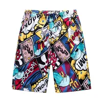 Men's Cartoon Stripe Tropical Vacation Regular Fit Men's Bottoms main image 3
