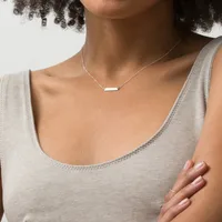 304 Stainless Steel 14K Gold Plated Simple Style Classic Style Plating Solid Color Pendant Necklace main image 1