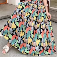 Women's Tea Dress Casual Elegant Vacation Boat Neck Elastic Waist Hollow Out Short Sleeve Leaves Midi Dress Casual Outdoor Daily main image 2