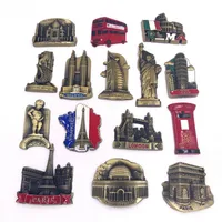 Simple Style Building Alloy Metal Refrigerator Magnet Artificial Decorations main image 2