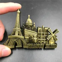 Simple Style Building Alloy Metal Refrigerator Magnet Artificial Decorations sku image 13