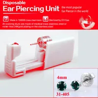 Elegant Geometric 316L Stainless Steel  Plastic Inlaid Gemstone Zircon Unisex Earrings Ear Studs sku image 1