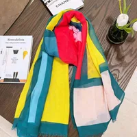 Women's Basic Simple Style Geometric Cotton Scarf main image 4