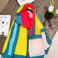 Women's Basic Simple Style Geometric Cotton Scarf sku image 2