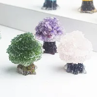 Simple Style Tree Natural Crystal Gem Resin Artificial Decorations main image 2