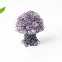 Simple Style Tree Natural Crystal Gem Resin Artificial Decorations sku image 3