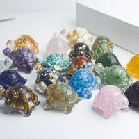 Simple Style Tortoise Natural Crystal Artificial Decorations main image 1