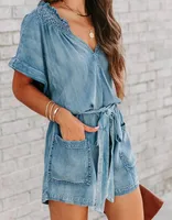 Women's Short Sleeve Bodysuits Streetwear Solid Color main image 2