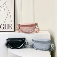 Women's Pu Leather Solid Color Punk Sewing Thread Dumpling Shape Zipper Shoulder Bag main image 4