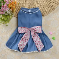 Princess Polyester Bow Knot Pet Clothing sku image 4