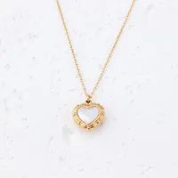 Wholesale Jewelry Simple Style Geometric Natural Stone 18K Gold Plated Inlay Pendant Necklace sku image 1