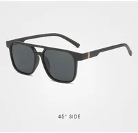 Streetwear Geometric Tac Square Full Frame Glasses sku image 1