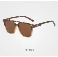 Streetwear Geometric Tac Square Full Frame Glasses sku image 3