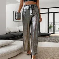 Women's Daily Party Bar Streetwear Solid Color Full Length Casual Pants main image 4