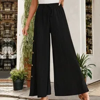 Women's Holiday Outdoor Daily Streetwear Solid Color Full Length Belt Casual Pants main image 1