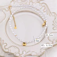Freshwater Pearl 18K Gold Plated Simple Style Heart Shape Pendant Necklace main image 8