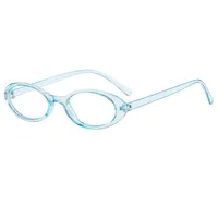 Hip-Hop Color Block Ac Oval Frame Full Frame Women's Sunglasses main image 2