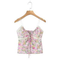 Women's Camisole Tank Tops Sexy Ditsy Floral sku image 2