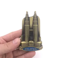 Simple Style Building Alloy Metal Refrigerator Magnet Artificial Decorations sku image 17