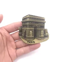 Simple Style Building Alloy Metal Refrigerator Magnet Artificial Decorations sku image 2