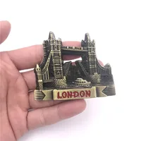 Simple Style Building Alloy Metal Refrigerator Magnet Artificial Decorations sku image 5