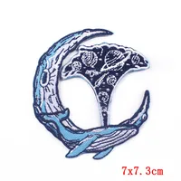 Embroidery Cartoon Style Marine Style Animal Ocean Cloth sku image 17