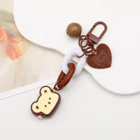 Cartoon Style Cute Sweet Candy Flower Duck Arylic Bag Pendant Keychain sku image 4