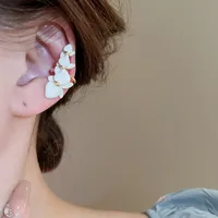 1 Piece Sweet Simple Style Butterfly Plating Copper 14K Gold Plated Ear Cuffs main image 3