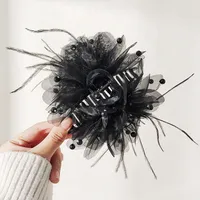 Basic Solid Color Plastic Spray Paint Hair Claws sku image 9