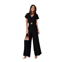 Simple Style Solid Color Polyester Jumpsuits main image 3