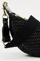 Women's Medium Straw Solid Color Vacation Streetwear Weave Magnetic Buckle Underarm Bag main image 7