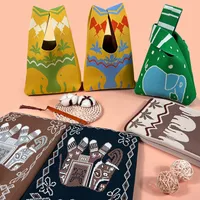 Women's Small Polyester Elephant Basic Vintage Style Open Handbag main image 1