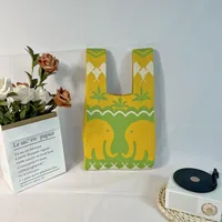 Women's Small Polyester Elephant Basic Vintage Style Open Handbag sku image 6