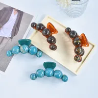 Women's Simple Style Classic Style Color Block Plastic Resin Handmade Hair Claws main image 1