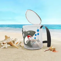 Kid'S Medium PVC Animal Underwater World Vacation Zipper Beach Bag main image 3