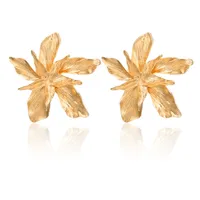 1 Pair IG Style Ethnic Style Flower Enamel Plating Alloy Ear Studs sku image 2