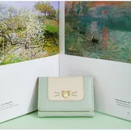 Women's Cat Pu Leather Buckle Wallets main image 7