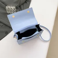 Women's Medium Pu Leather Color Block Basic Classic Style Flip Cover Crossbody Bag main image 5