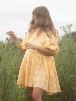 Women's Floral Dress Vacation V Neck 3/4 Length Sleeve Printing Above Knee Holiday Travel Beach main image 6