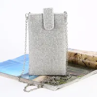 Black Gold Silver Solid Color Evening Bags sku image 3