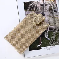 Black Gold Silver Solid Color Evening Bags sku image 2
