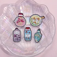 Cartoon Style Cute Cowboy Style Letter Bottle Mushroom Alloy Stamping Stoving Varnish Plating Unisex Brooches main image 4