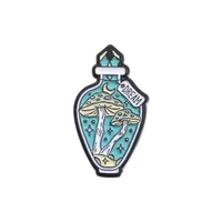 Cartoon Style Cute Cowboy Style Letter Bottle Mushroom Alloy Stamping Stoving Varnish Plating Unisex Brooches sku image 3