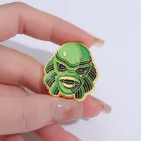 Cartoon Style Cowboy Style Demon Mask Alloy Stamping Stoving Varnish Plating Unisex Brooches main image 4