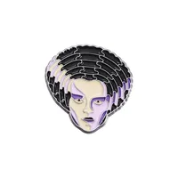 Cartoon Style Cowboy Style Demon Mask Alloy Stamping Stoving Varnish Plating Unisex Brooches sku image 2