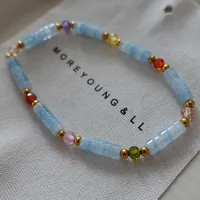 Japanese Style Geometric Natural Stone Freshwater Pearl Necklace In Bulk sku image 9